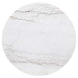  Coaster Furniture Jason 710417 Round Marble Top Side End Table - White and Charcoal IMAGE 4