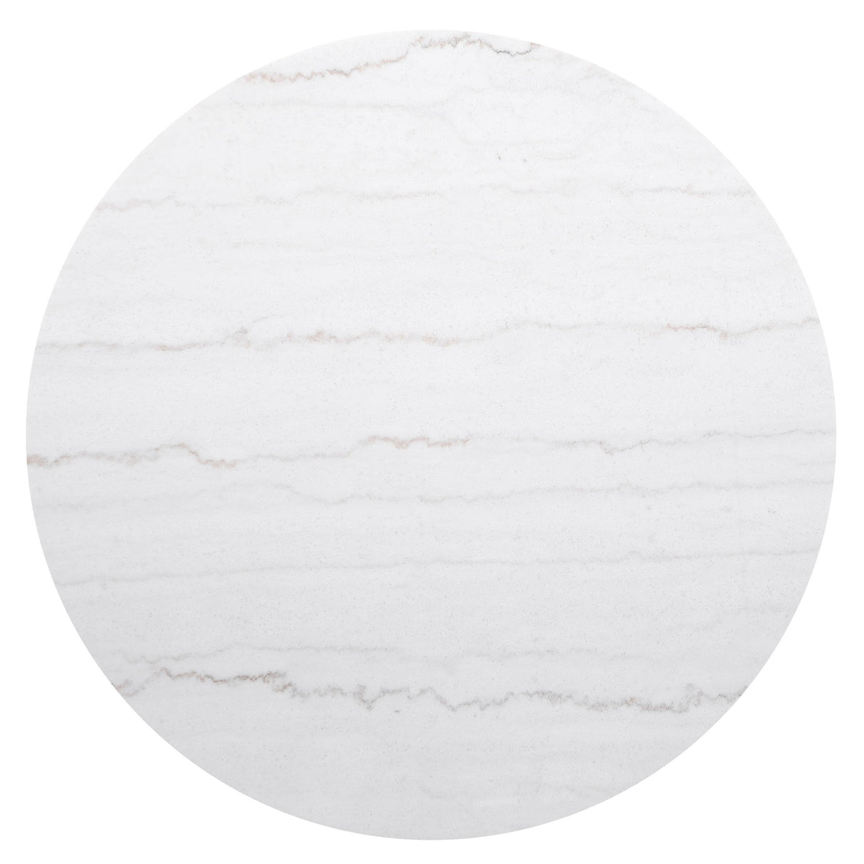  Coaster Furniture Jason 710418 Round Marble Top Coffee Table - White and Charcoal IMAGE 4