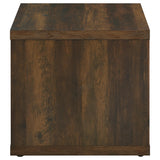  Coaster Furniture Frisco 710507 Square Engineered Wood Side End Table - Dark Pine IMAGE 6