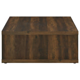  Coaster Furniture Frisco 710508 Square Engineered Wood Coffee Table - Dark Pine IMAGE 6