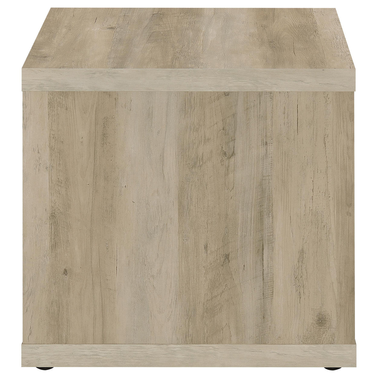  Coaster Furniture Frisco 710517 Square Engineered Wood Side End Table - Distressed Pine IMAGE 6