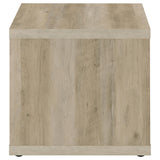  Coaster Furniture Frisco 710517 Square Engineered Wood Side End Table - Distressed Pine IMAGE 6