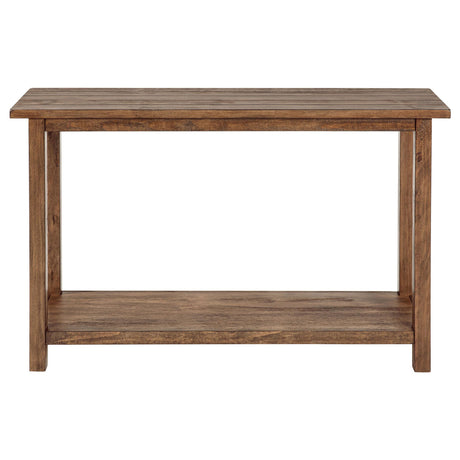  Coaster Furniture Payne 710549 Wood Entryway Sofa Console Table - Distressed Brown IMAGE 2