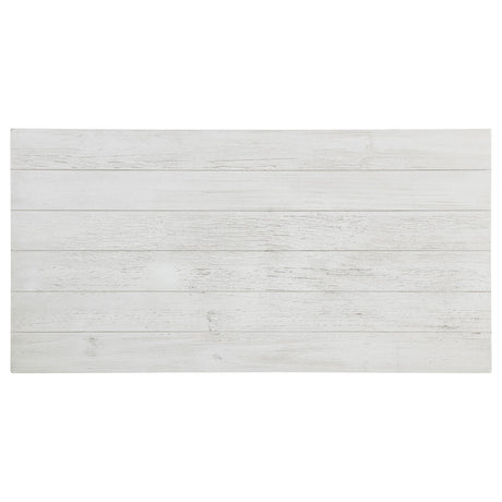  Coaster Furniture Payne 710558 Wood Coffee Table with Shelf - Distressed White IMAGE 4