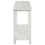  Coaster Furniture Payne 710559 Wood Entryway Sofa Console Table - White IMAGE 3