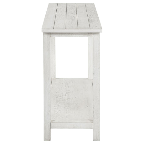  Coaster Furniture Payne 710559 Wood Entryway Sofa Console Table - White IMAGE 3