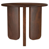  Coaster Furniture Dale 721997 Round Solid Mango Wood Side End Table - Brown IMAGE 3