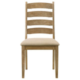  Coaster Furniture Danvers 109152 Wood Dining Side Chair - Brown Oak IMAGE 3