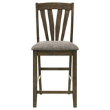  Coaster Furniture Canfield 109179 Counter Height Dining Side Chair - Brown IMAGE 3