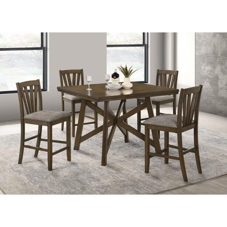  Coaster Furniture Canfield 109179 Counter Height Dining Side Chair - Brown IMAGE 9