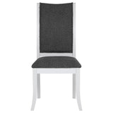  Coaster Furniture Judd 109332 Upholstered Dining Side Chair - Pearl White IMAGE 3