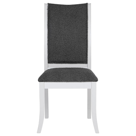  Coaster Furniture Judd 109332 Upholstered Dining Side Chair - Pearl White IMAGE 3