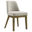 Coaster Furniture Castlewood 109352 Upholstered Side Chair - Light Tan IMAGE 1