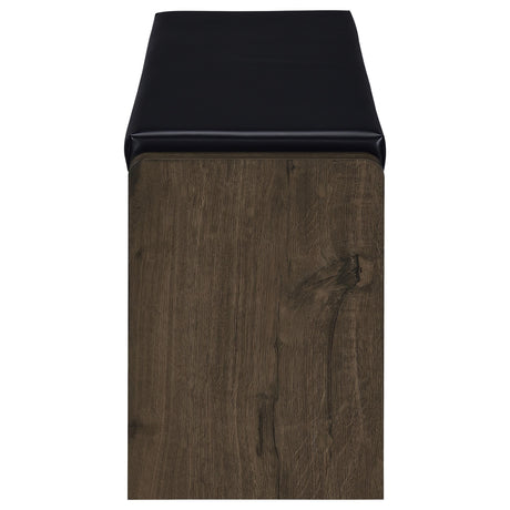  Coaster Furniture Arrington 910321 Storage Bench - Smoked Oak IMAGE 5