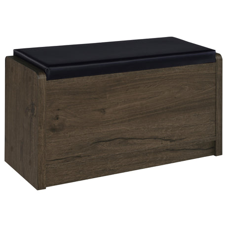  Coaster Furniture Arrington 910321 Storage Bench - Smoked Oak IMAGE 6