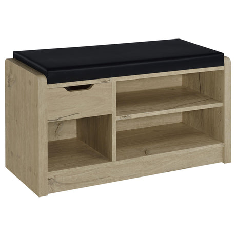  Coaster Furniture Arrington 910322 Storage Bench - White Oak IMAGE 1