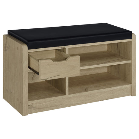  Coaster Furniture Arrington 910322 Storage Bench - White Oak IMAGE 3