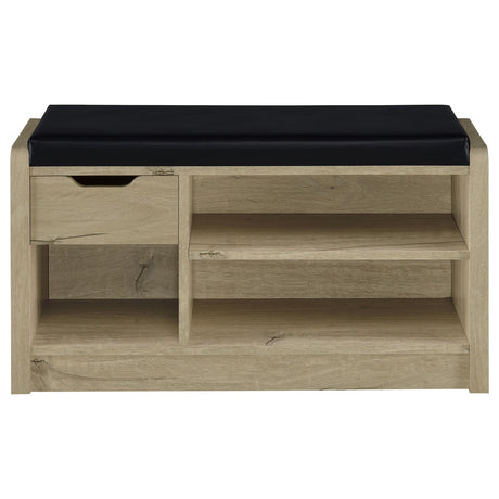  Coaster Furniture Arrington 910322 Storage Bench - White Oak IMAGE 4