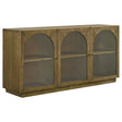 Coaster Furniture Castlewood 109355 71-inch Dining Sideboard Buffet Server - Brown Oak IMAGE 1