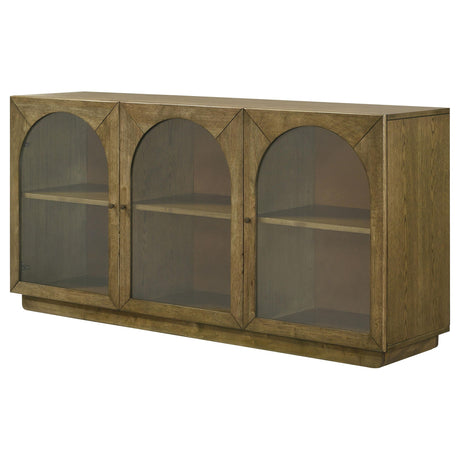  Coaster Furniture Castlewood 109355 71-inch Dining Sideboard Buffet Server - Brown Oak IMAGE 5