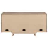  Coaster Furniture Kailani 109385 4-Door Cane Sideboard Buffet Cabinet - Beige Oak IMAGE 8