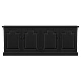  Coaster Furniture Florence 115535 4-door Dining Sideboard Buffet - Distressed Black IMAGE 3