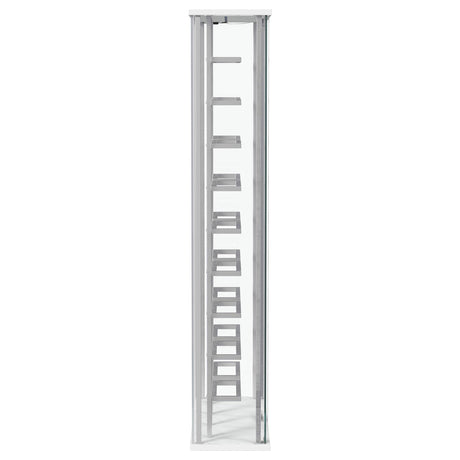  Coaster Furniture Montara 182037 Tempered Glass Wine Storage LED Curio Cabinet - Chrome IMAGE 15