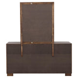  Coaster Furniture Jessica 200713M 6-Drawer Dresser with Mirror - Cappuccino IMAGE 6