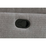  Coaster Furniture Gilson 602553 Chenille Upholstered Glider Recliner Chair - Grey IMAGE 10