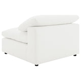  Coaster Furniture Raleigh 551751-SETB 5 pc Boucle Upholstered Modular Sectional - Ivory IMAGE 7