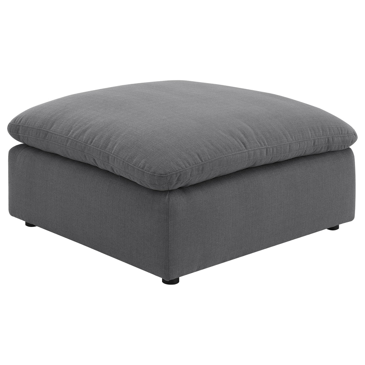  Coaster Furniture Hobson 551455-SET 6 pc Upholstered Modular Sectional Sofa - Charcoal IMAGE 4