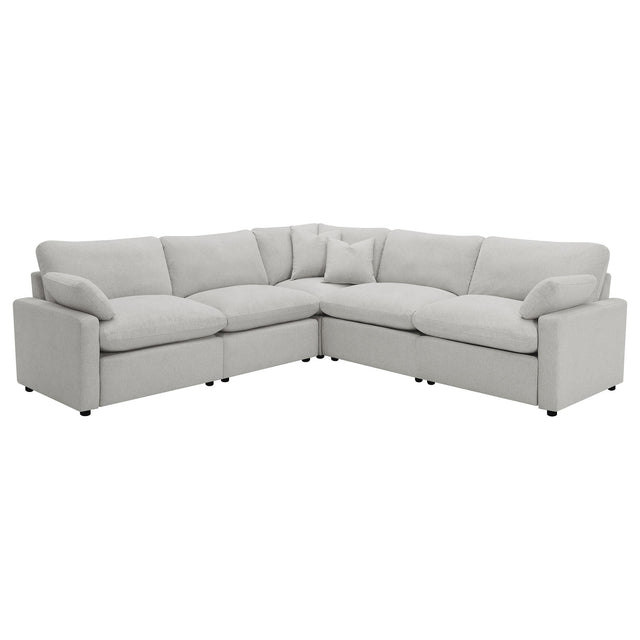  Coaster Furniture Collins 609560P Modular Power Reclining Sectional Sofa Set - Grey IMAGE 1