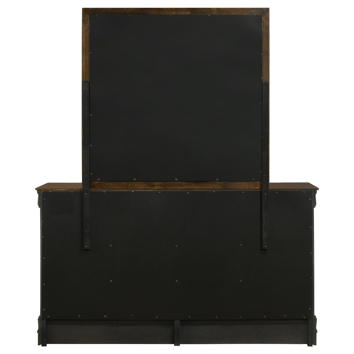  Coaster Furniture Louis Philippe 202413M 6-Drawer Dresser with Mirror - Cappuccino IMAGE 7