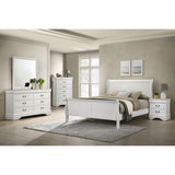  Coaster Furniture Louis Philippe 202443M 6-Drawer Dresser and Mirror - White IMAGE 10