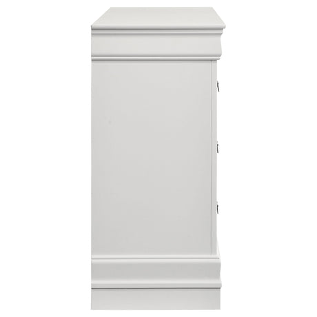  Coaster Furniture Louis Philippe 202443 6-Drawer Dresser - White IMAGE 9