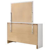  Coaster Furniture Miranda 205113M 7-Drawer Dresser with Mirror - White IMAGE 8