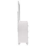  Coaster Furniture Barzini 205893M 7-Drawer Dresser with Mirror - White IMAGE 9
