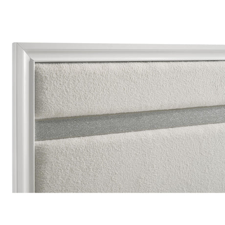  Coaster Furniture Miranda 205110F 54-inch Upholstered Full Panel Bed - White IMAGE 8