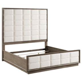  Coaster Furniture Durango 223271KE 80-inch Eastern King Panel Bed - Taupe Oak IMAGE 1