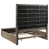  Coaster Furniture Durango 223271KE 80-inch Eastern King Panel Bed - Taupe Oak IMAGE 4