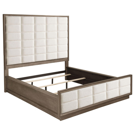 Coaster Furniture Durango 223271KW 80-inch California King Panel Bed - Taupe Oak IMAGE 1