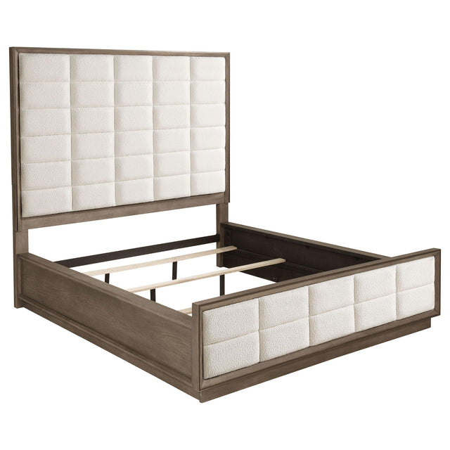  Coaster Furniture Durango 223271KW 80-inch California King Panel Bed - Taupe Oak IMAGE 1