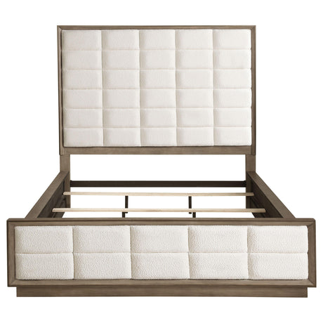  Coaster Furniture Durango 223271KW 80-inch California King Panel Bed - Taupe Oak IMAGE 4