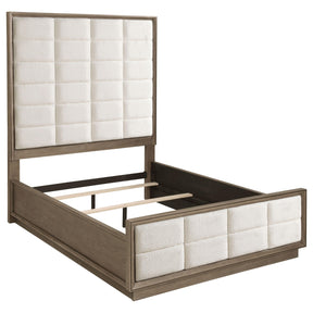  Coaster Furniture Coaster Furniture Durango 223271Q 80-inch Queen Panel Bed - Taupe Oak IMAGE 1