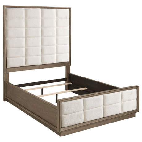  Coaster Furniture Coaster Furniture Durango 223271Q 80-inch Queen Panel Bed - Taupe Oak IMAGE 1