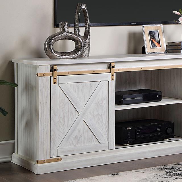  Furniture of America Borrego CM5018WH-TV-72 TV Console IMAGE 1