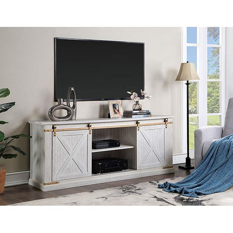  Furniture of America Borrego CM5018WH-TV-72 TV Console IMAGE 2