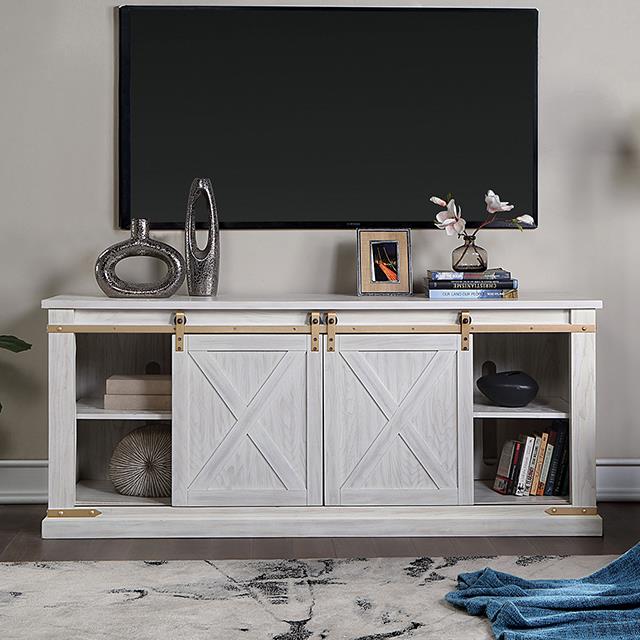  Furniture of America Borrego CM5018WH-TV-72 TV Console IMAGE 3