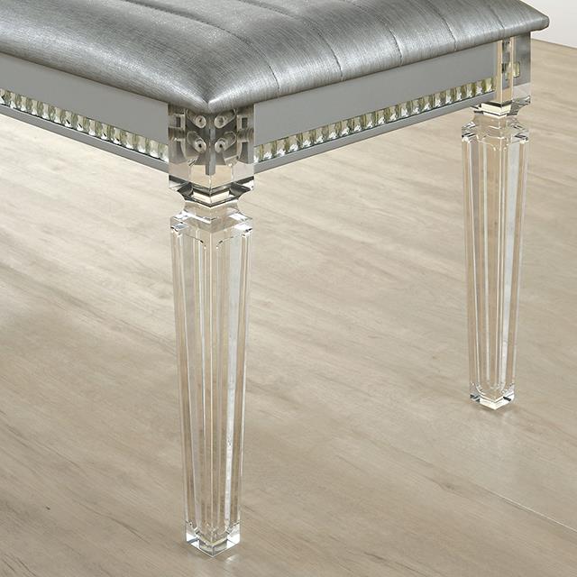 Furniture of America Maddie CM7899SV-BN Bench IMAGE 3