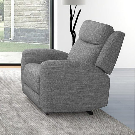  Furniture of America Antonius CM9985GY-CH-M Manual Recliner IMAGE 1